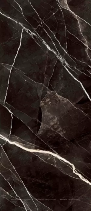 Керамогранит Grande Marble Look Elegant Black Lux MENX 120х280 280x120 Marazzi Italy 280x120  Grande Marble Look MENX