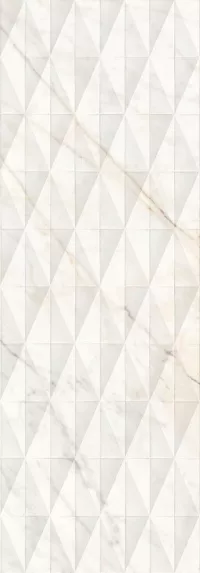Плитка Marazzi Italy 120x40 Golden White Struttura Pave Lux 3D Allmarble Wall M71S