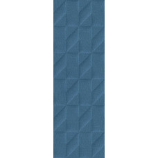 Плитка 76x25 Marazzi Outfit Blue Struttura Tetris 3D M12A