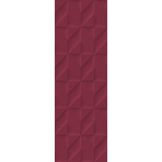 Плитка 76x25 Marazzi Outfit Red Struttura Tetris 3D M12C