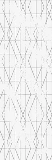 Плитка Meissen 75x25 Вставка геометрия белый Trendy TY2U051-63