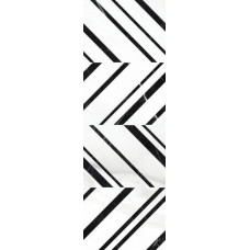 Плитка Meissen Gatsby черно-белый GTU441D 75x25