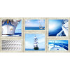 Плитка Belleza 50x25 Оушен декор голубой 04-01-1-10-04-61-692-2 глянцевая