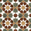 Керамогранит Nice Ker 45x45 Rabat Green гладкая матовая зеленый