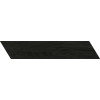 Плитка APE керамогранит Chevron Rotterdam B Black матовая 47x10