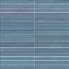 Плитка La Platera  Kromo Pencil Teal глянцевая 35x35