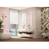 Вставка Mono Jasmine geometry sea 60x30 9мм глянцевая Creto