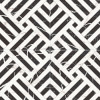 Плитка ETILI Seramik напольная 45x45 Керамогранит APOLLON Charcoal Black Pre-cut