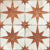 Плитка ETILI Seramik напольная 45x45 Керамогранит SCINTILLA Paprika Orange Pre-cut