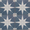 Плитка ETILI Seramik напольная 45x45 Керамогранит SCINTILLA Midnight Blue Pre-cut