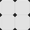 Керамогранит El Molino Бетера черно-белый 58x58 (1,00)