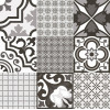Плитка El Molino универсальная (напольная и настенная) 58x58 Керамогранит LOGOS Negro Satin