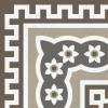 Плитка Gracia Ceramica 20x20 Conti декор multi многоцветный 01 матовая