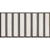 Настенная плитка рельефная Domino Blanco 30x15 глянцевая El Barco