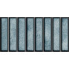 Настенная плитка рельефная Domino Azul 30x15 глянцевая El Barco Настенная плитка рельефная Domino Azul 30x15 глянцевая El Barco