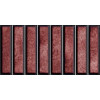 Настенная плитка рельефная Domino Cobre 30x15 глянцевая El Barco