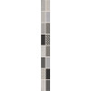 Плитка LB-Ceramics 60x7 Фиори Гриджо бордюр FIORI GRIGIO металлизированный 1506-0101 матовая