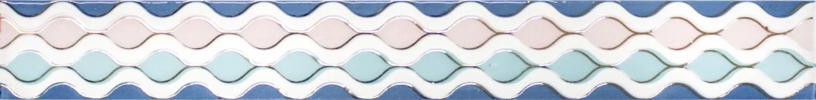 Плитка LB-Ceramics 60x8 Парижанка многоцветный 1506-0256 глянцевая