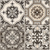 Плитка LB-Ceramics 6x6 Астрид декор напольный многоцветный 3601-0102 глянцевая