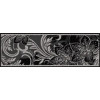 Плитка LB-Ceramics 25x9 Азур бордюр черный 1501-0047 глянцевая