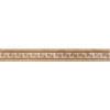 Плитка LB-Ceramics 25x3 Капри бордюр коричневый 1502-0587 рельефная, глянцевая