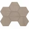 Плитка Эстима Classic Wood мозаика 29x25 CW01 Hexagon неполированный серый