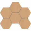 Плитка Эстима Classic Wood мозаика 29x25 CW04 Hexagon неполированный бежевый