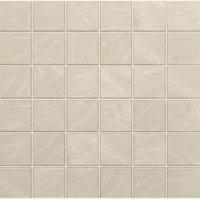 Плитка Эстима Gabbro мозаика 30x30 GB01 (5х5) неполированный белый