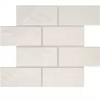 Плитка Эстима Luna мозаика 35x29 LN00/TE00 Bricks Big неполированный белый
