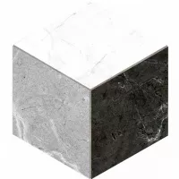 Плитка Эстима Vision мозаика 29x25 VS01/VS02/VS03 Cube неполированный белый