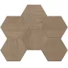 Плитка Эстима Classic Wood мозаика 29x25 CW03 Hexagon неполированный бежевый