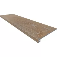 Плитка Эстима Kraft Wood ступени Set/Steptrade/KW01_NR/33x120/Riser/KW01_NR/14,5x120 структурированный бежевый
