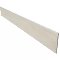 Плитка Эстима Kraft Wood плинтус Skirting/KW00_NR/7x60x10 структурированный белый