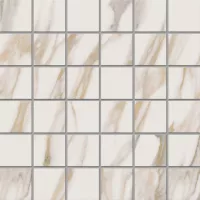 Плитка Эстима Miramare мозаика Mosaic/RM01_NS/30x30x10/5x5/ неполированный белый