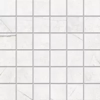 Плитка Эстима Nolana мозаика Mosaic/NL00_NS/30x30x10/5x5 неполированный белый
