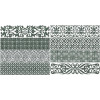 Плитка Gayafores облицовочная керамогранит 33x8 Rev. Deco bricktrend white матовая белый