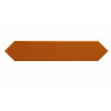 Плитка Equipe 25x5 настенная Arrow Russet глянцевая оранжевый