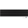 Плитка Equipe 20x5 настенная Costa Nova Onda Black Matt рельефная матовая черный