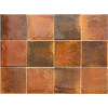 Плитка Equipe 10x10 настенная Hanoi Burnt Red глянцевая