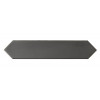 Плитка Equipe 25x5 настенная Lanse Black матовая черный
