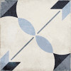 Керамогранит Equipe 20x20 напольная Art Nouveau Arcade Blue матовая