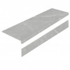 Ступень керамогранит L Ступени Dakota Gris As С Подступенником нескользящая r12 120x32 8мм Staro