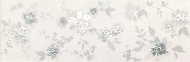 Плитка Fap Ceramiche 75x25 fRGH Deco&More Flower White матовая