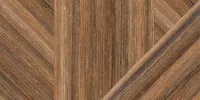 Плитка ITC универсальная (напольная и настенная) 120x60 Керамогранит FORKED Wood Brown Carving