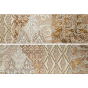 Плитка Porcelanite Dos декор 75x25 Ros. 7514 Composicion living II beige матовая бежевый