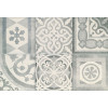 Плитка Porcelanite Dos декор 90x30 Ros. 9512 Composicion retro II gris матовая серый