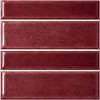 Плитка Vilar Albaro 15x15 настенная Bespoken Burgundy гладкая глянцевая бордовый