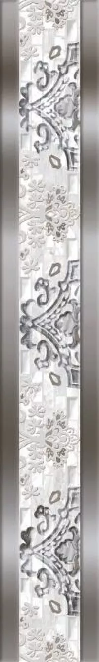 Плитка Axima 60x9 Венеция бордюр G серая глянцевая