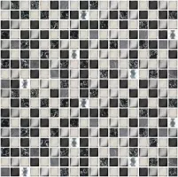 Плитка Азори 30x30 Vela мозаика NERO XH156 глянцевая