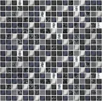 Плитка Азори 30x30 Дефиле мозаика НЕРО XH156-420CP глянцевая